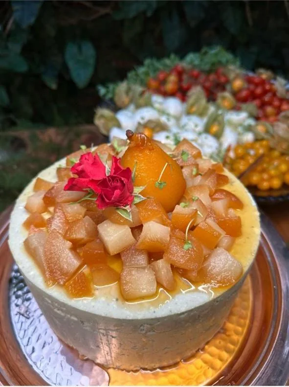 Apresentação gastronômica elegante para eventos